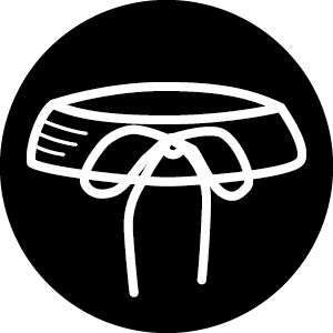 オニールのボードショーツ機能 フレックスドローコード アイコン