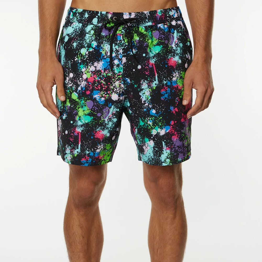 オニールのボードショーツ スプレイバレー(SPRAY VOLLEY)ブラック 前