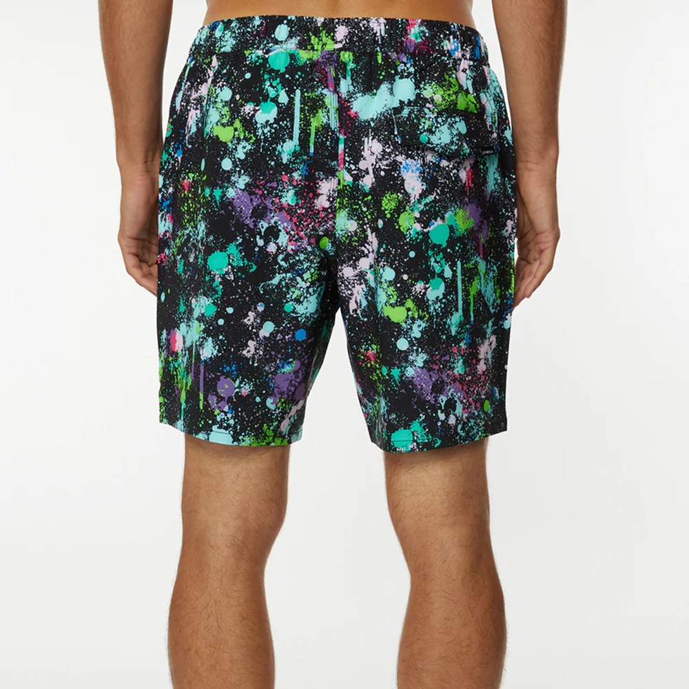 オニールのボードショーツ スプレイバレー(SPRAY VOLLEY)ブラック 後ろ