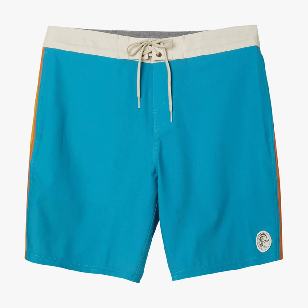 オニールのボードショーツ サイドライン（SIDELINE）アクアマリン 前
