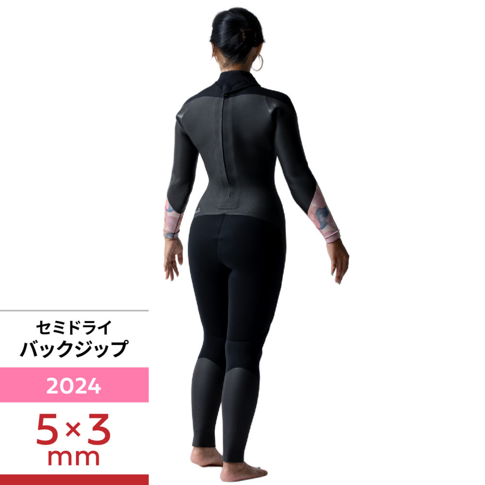 SUPERFREAK WOMEN セミドライ 5/3mm  Mサイズ(2024)